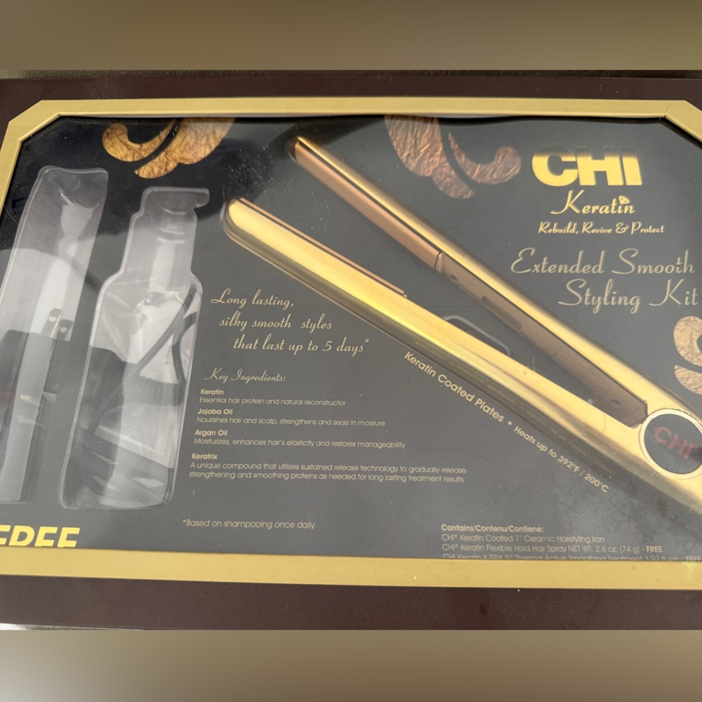 CHI Keratin Gold Hair Styling Kit